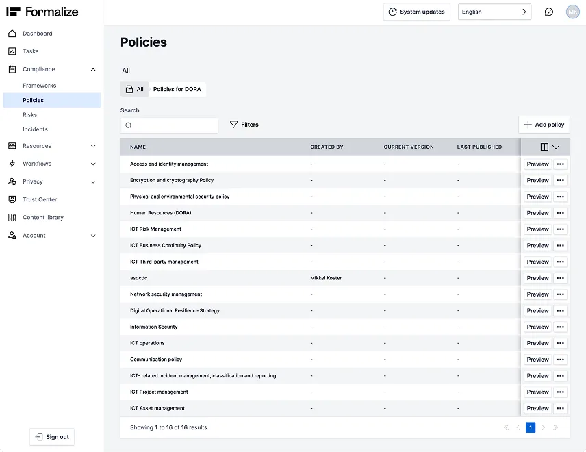 Before redesign